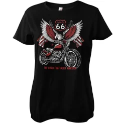Route 66 - American Eagle Bike Girly Tee