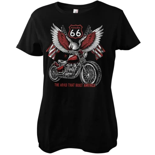 Route 66 - American Eagle Bike Girly Tee