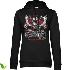 Route 66 - American Eagle Bike Girls Hoodie
