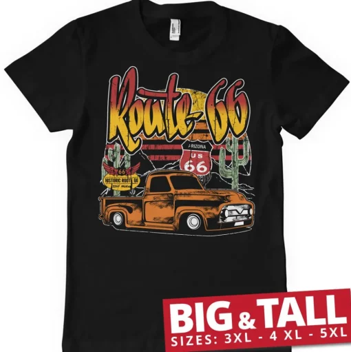 Route 66 - Arizona Pick-Up Big & Tall T-Shirt