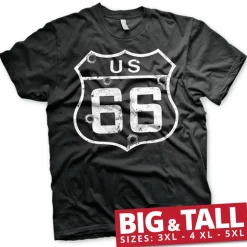 Route 66 - Bullets Big & Tall T-Shirt
