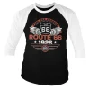 Route 66 - Feel The Freedom Baseball 3/4 Sleeve Tee