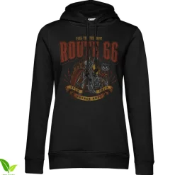 Route 66 - Golden Chopper Girls Hoodie
