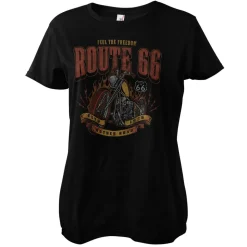Route 66 - Golden Chopper Girly Tee