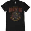 Route 66 - Golden Chopper T-Shirt