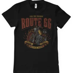 Route 66 - Golden Chopper T-Shirt