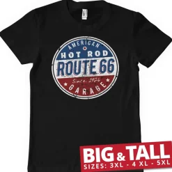 Route 66 - Hot Rod Garage Big & Tall T-Shirt