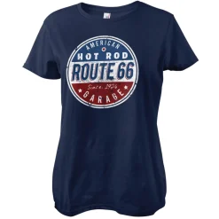 Route 66 - Hot Rod Garage Girly Tee