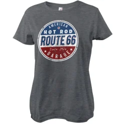 Route 66 - Hot Rod Garage Girly Tee