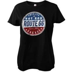 Route 66 - Hot Rod Garage Girly Tee