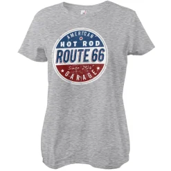 Route 66 - Hot Rod Garage Girly Tee