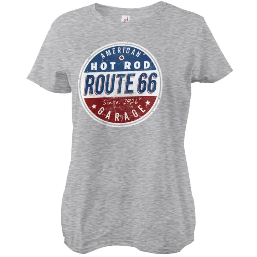 Route 66 - Hot Rod Garage Girly Tee