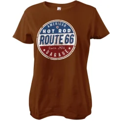 Route 66 - Hot Rod Garage Girly Tee