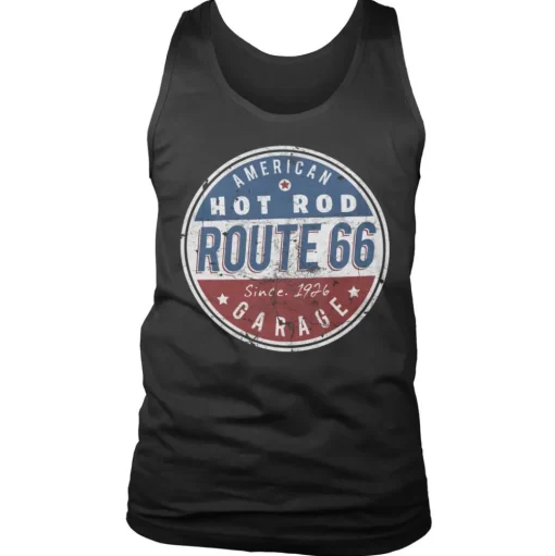 Route 66 - Hot Rod Garage Tank Top