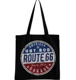 Route 66 - Hot Rod Garage Tote Bag
