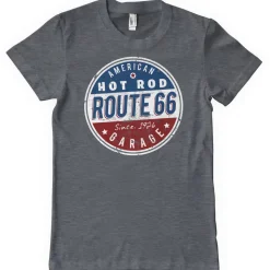 Route 66 - Hot Rod Garage T-Shirt