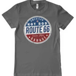 Route 66 - Hot Rod Garage T-Shirt