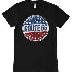 Route 66 - Hot Rod Garage T-Shirt