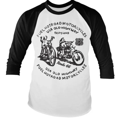 Route 66 FUEL Baseball Long Sleeve Tee