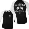 Route 66 Los Angeles Baseball 3/4 Sleeve Tee