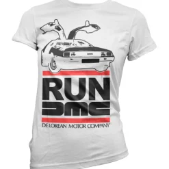 Run De Lorean Girly Tee