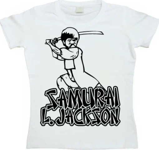 Samurai L. Jackson Girly T-shirt