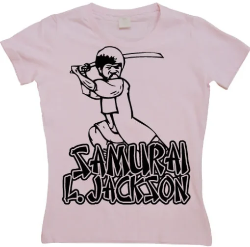 Samurai L. Jackson Girly T-shirt