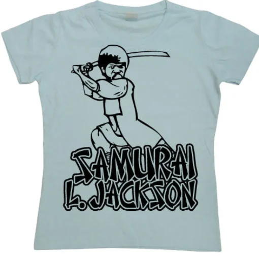 Samurai L. Jackson Girly T-shirt