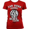 San Diego Channel 4 Girly T-Shirt