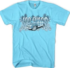 San Diego Woodie T-Shirt