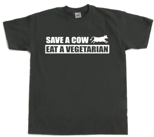 Save A Cow - Eat A Vegetarian T-Shirt