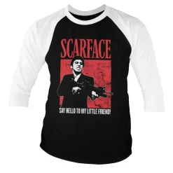 Say Hello To My Little Friend Baseball 3/4 Sleeve Tee