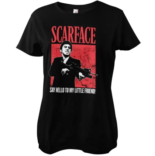 Say Hello To My Little Friend Girly Tee