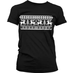 Scandinavian Christmas Girly Tee