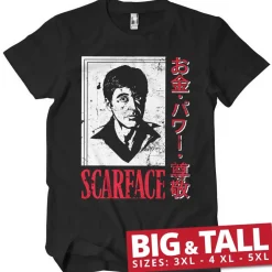 Scarface - Japanese Big & Tall T-Shirt