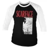 Scarface Poster Baseball 3/4 Sleeve Tee