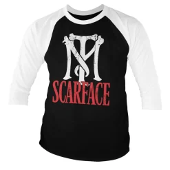 Scarface TM Logo Baseball 3/4 Sleeve Tee