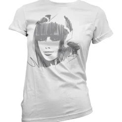 Scroll Girl Lady Tee