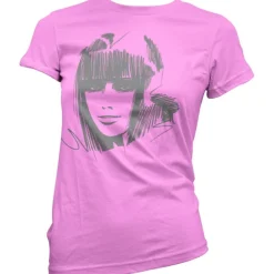 Scroll Girl Lady Tee