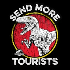 Send More Tourists Sticker
