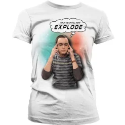 Sheldon - Your Head Will Now Explode Girly T-Shirt