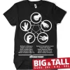 Sheldons Rock-Paper-Scissors-Lizard Game Big & Tall T-Shirt