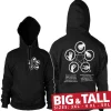 Sheldons Rock-Paper-Scissors-Lizard Game Big & Tall Hoodie