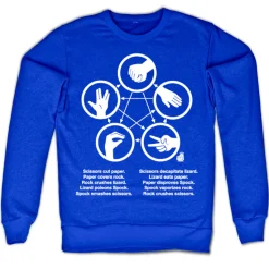 Sheldons Rock-Paper-Scissors-Lizard Game Sweatshirt