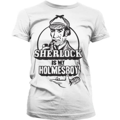 Sherlock Is My Holmesboy Girly T-Shirt