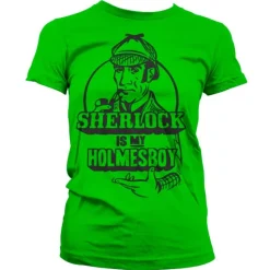Sherlock Is My Holmesboy Girly T-Shirt