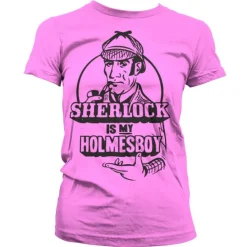 Sherlock Is My Holmesboy Girly T-Shirt