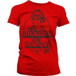 Sherlock Is My Holmesboy Girly T-Shirt
