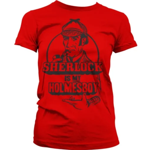 Sherlock Is My Holmesboy Girly T-Shirt