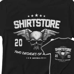 Shirtstore Skull 'n Wings T-Shirt